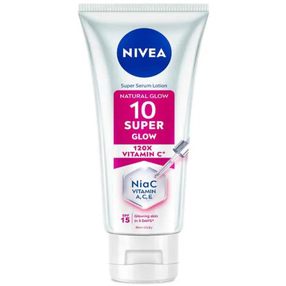 Nivea Natural Glow 10 Super Glow SPF 15 Super Serum Lotion 170 ml
