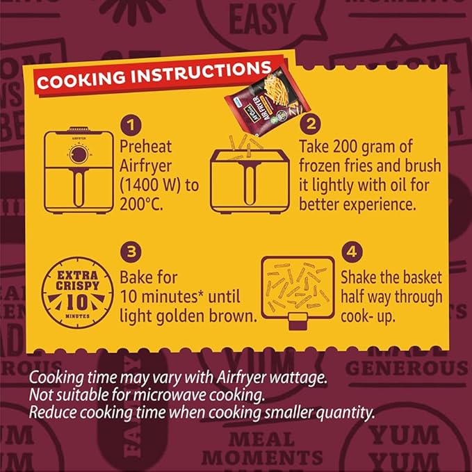 Mccain Air Fryer French Fries 420 gm