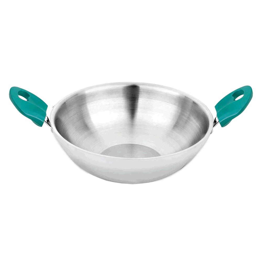 Smartle Triply Kadai Colour Handle 20 Cm 1 Pc