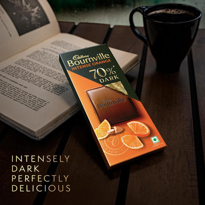Cadbury Bournville Intense Orange 70% Dark Chocolate Bar 75 g