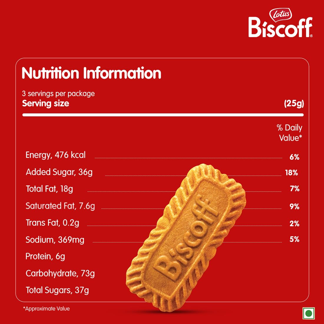 Lotus Biscoff Caramelized Cookie 75 g