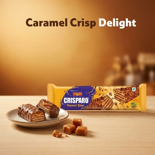 Fabsta Crisparo Caramel Crisp, 20 g