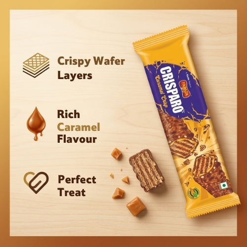 Fabsta Crisparo Caramel Crisp, 20 g