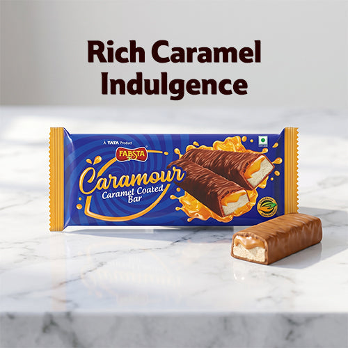 Fabsta Caramour Caramel Coated Bar, 20 g
