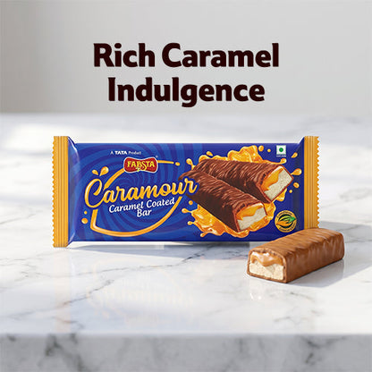 Fabsta Caramour Caramel Coated Bar, 20 g