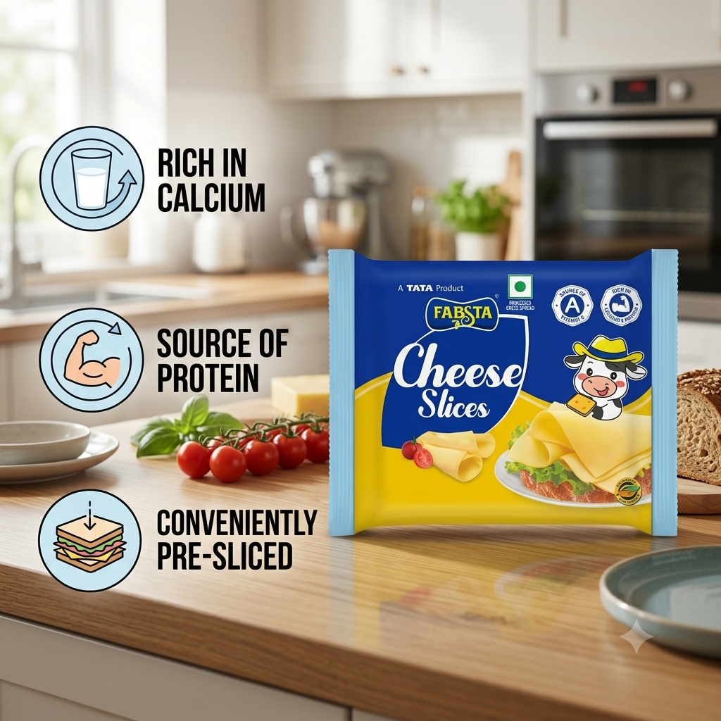 Fabsta Cheese Slice 200 g