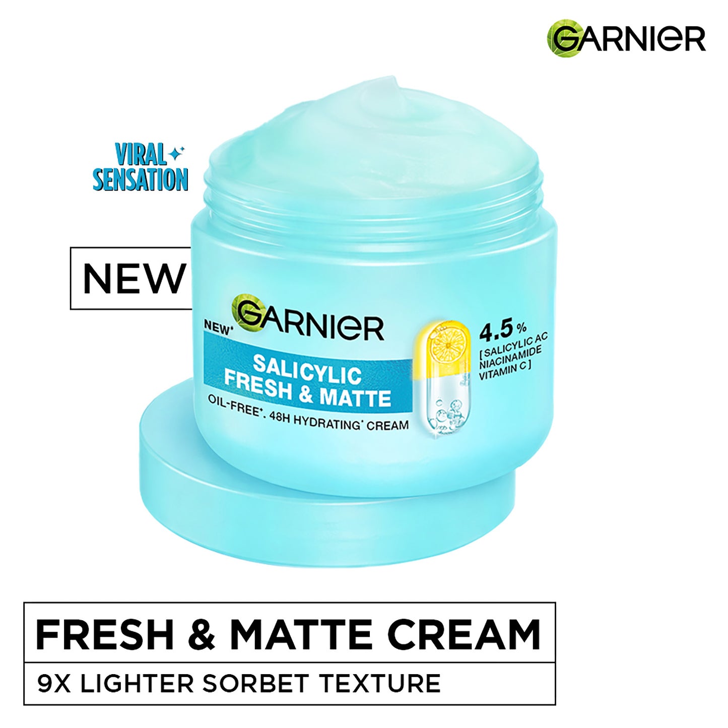 Garnier Cream Fresh Matte Salicylic 45 ml