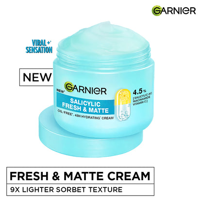 Garnier Cream Fresh Matte Salicylic 45 ml
