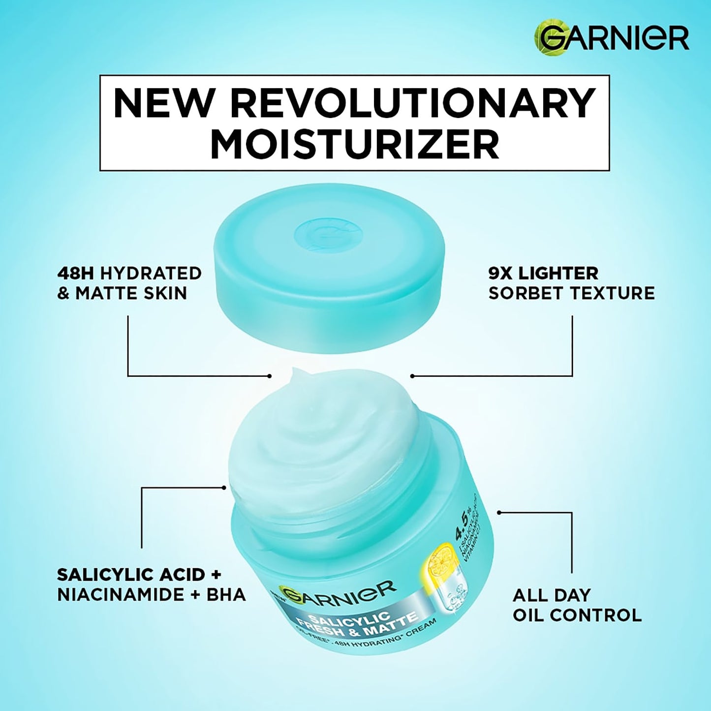 Garnier Cream Fresh Matte Salicylic 45 ml