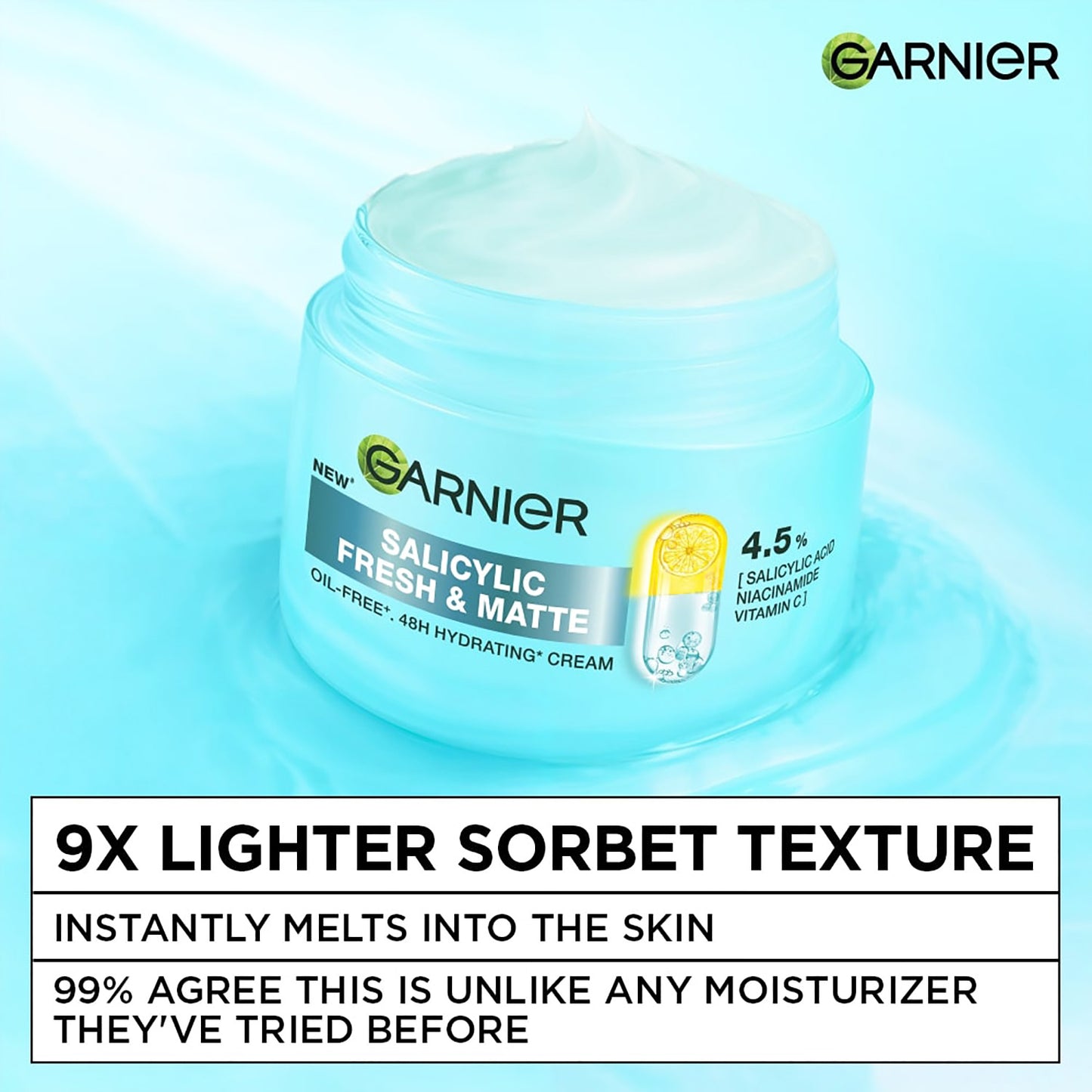 Garnier Cream Fresh Matte Salicylic 45 ml