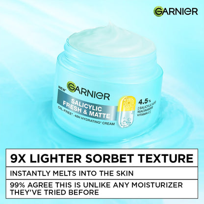Garnier Cream Fresh Matte Salicylic 45 ml