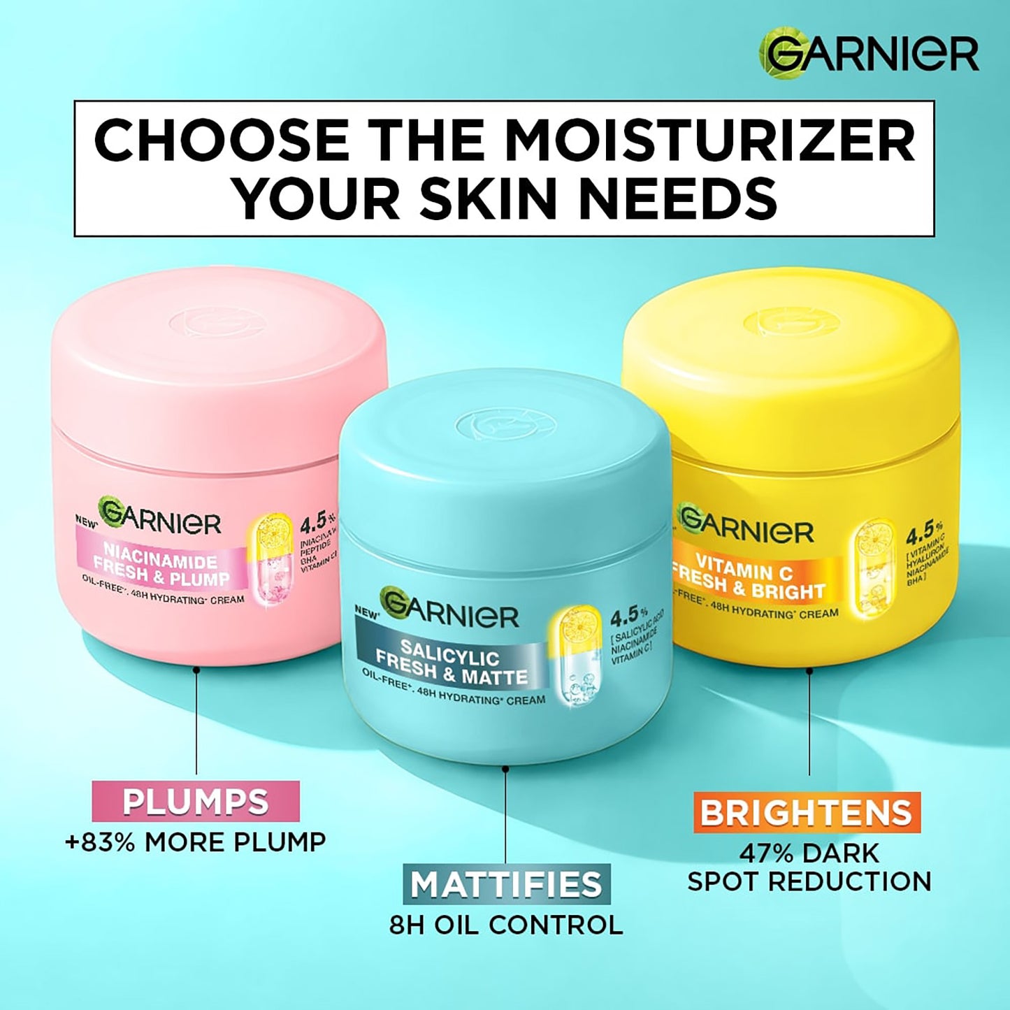 Garnier Cream Fresh Matte Salicylic 45 ml