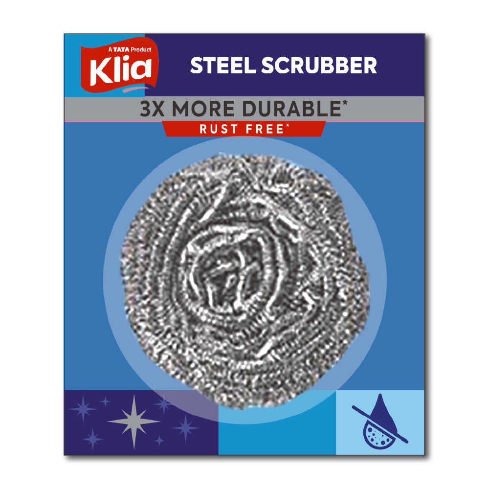 Klia Steel Scrubber 1 Pc