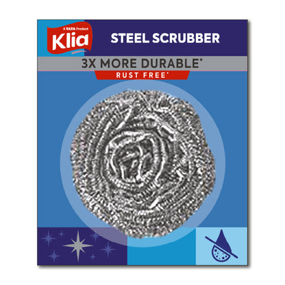 Klia Steel Scrubber 1 Pc