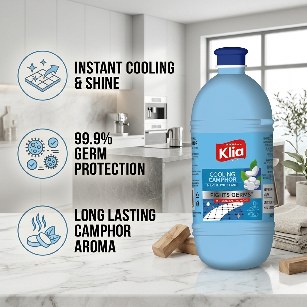 Klia Milky Floor Cleaner Cooling Camphor 1 ltr