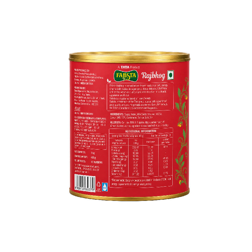 Fabsta Rajbhog Tin 1 Kg