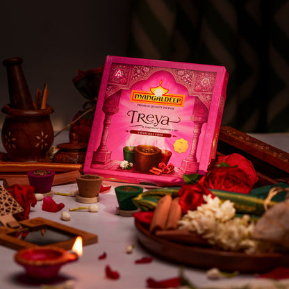 Mangaldeep Treya 3in1 Sambrani Cups 9 Cups