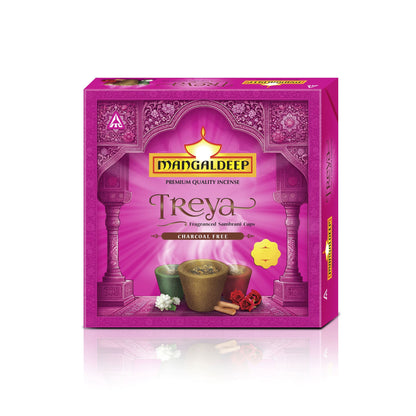 Mangaldeep Treya 3in1 Sambrani Cups 9 Cups