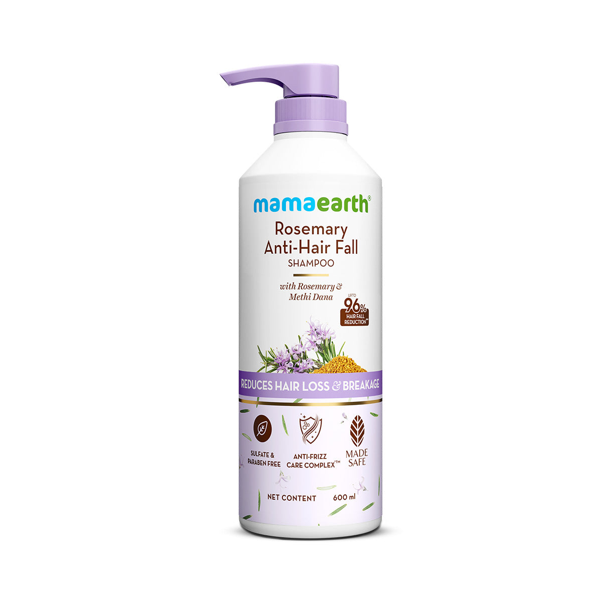 Mama Earth Rosemary Anti hair Fall Shampoo 600 ml