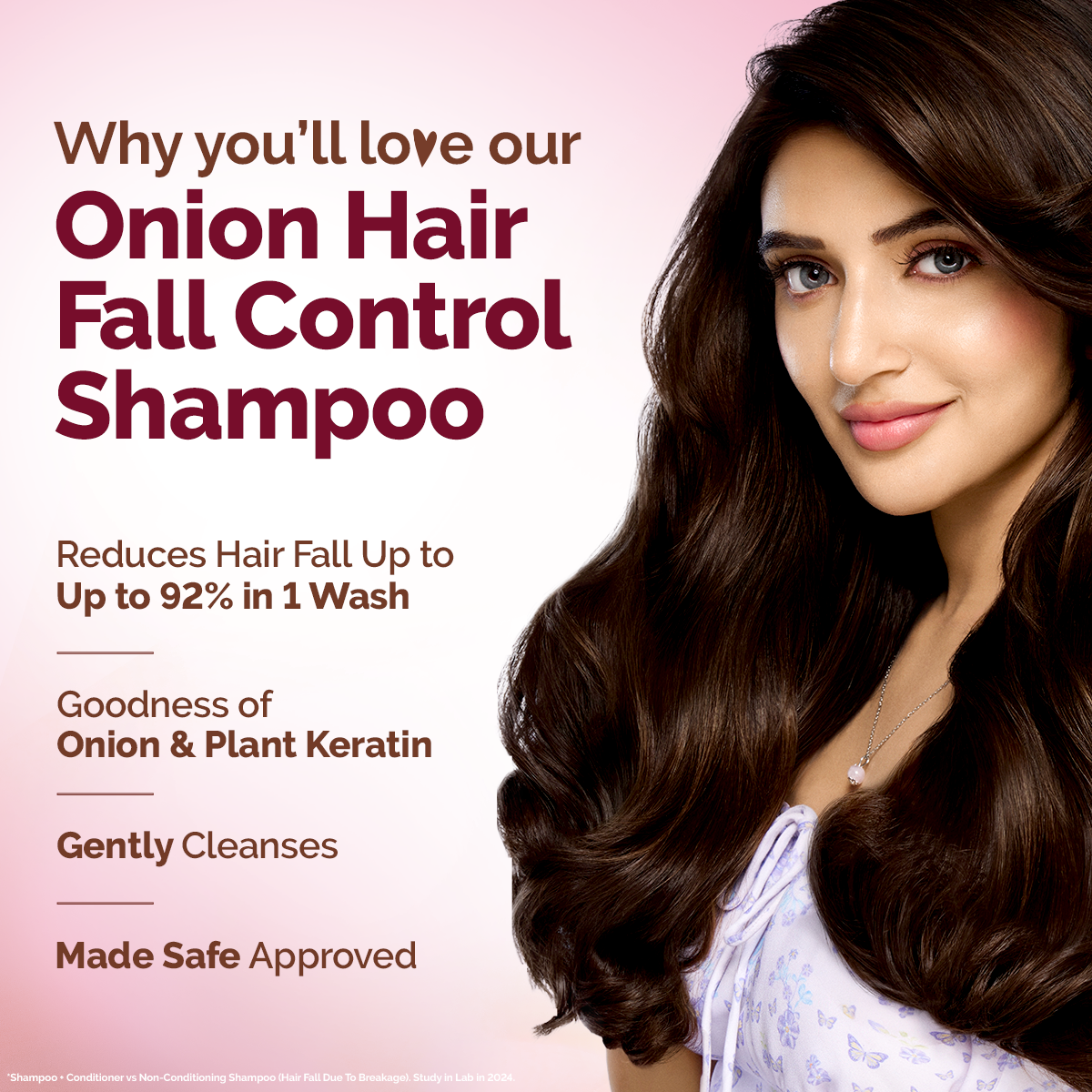 Mama Earth Onion Hair fall Control Shampoo 600 ml