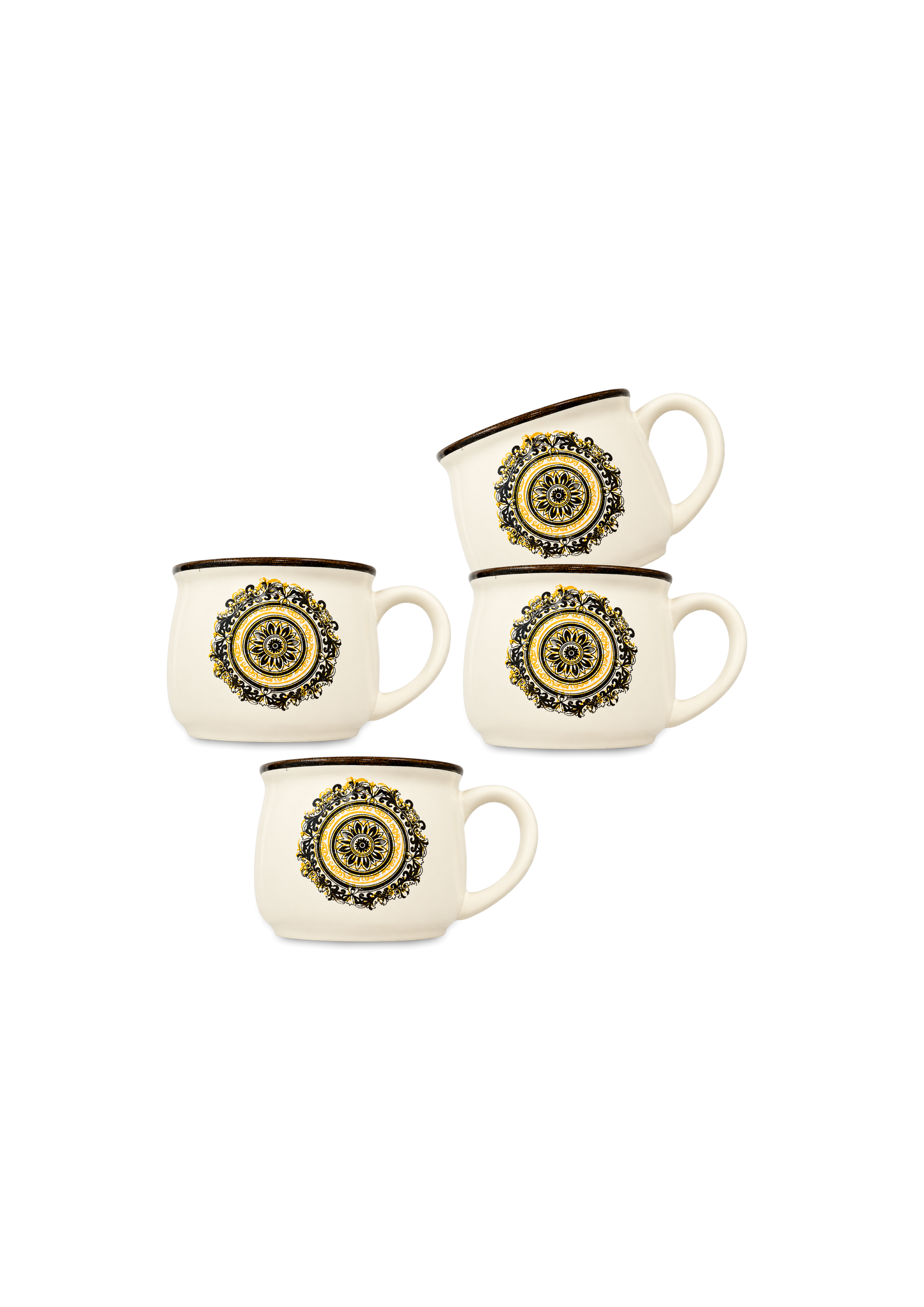 Smartle Crown Tea/Coffee Cups 150 ml Set of 4