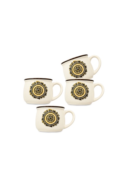 Smartle Crown Tea/Coffee Cups 150 ml Set of 4