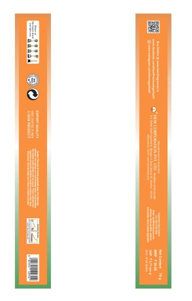 Hem Fortune 2in1 Bambooless Incense Agarbatti 70 g