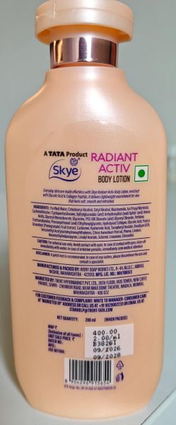Skye Radiant Activ Body Lotion, 200 ml