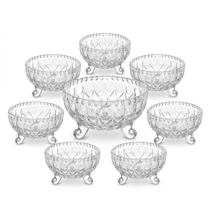 Smartle Glass Pudding Bowl Set Of 7 Pcs