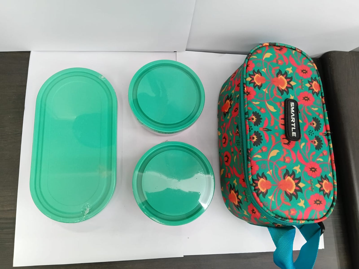 Smartle Digi Pring Lunch Box Assorted Set of 3