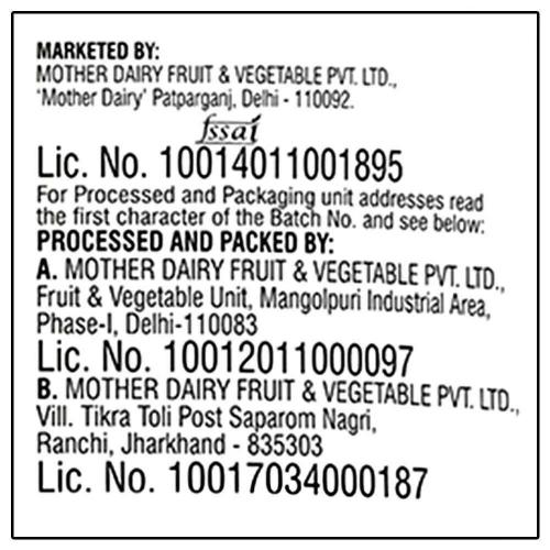 Safal Frozen Green Peas 1 kg