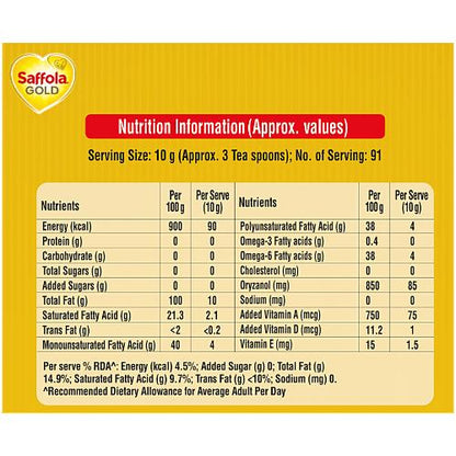 Saffola Gold Oil 1 ltr