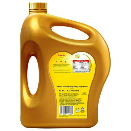 Saffola Gold Oil Jar 3 ltr