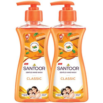 Santoor Classic Hw Pump 200 ml bo go kit