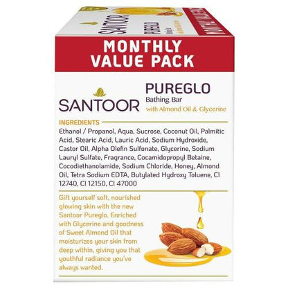 Santoor Glycerine Soap 3X125 Gm