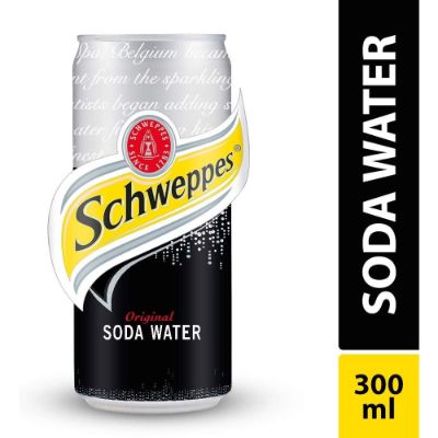 Schweppes Soda Water Can 300 ml