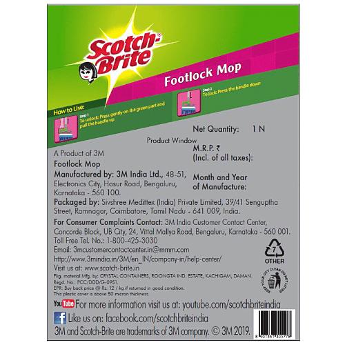 Scotch Brite Footlock Handled Mop 1 pc
