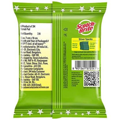 Scotch Brite Silver Sparks pack of 3