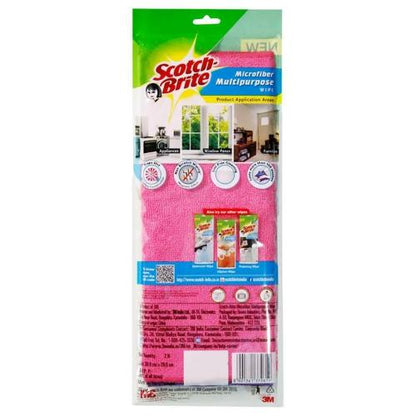 Scotch Brite Microfibre Multi Wipes pack of 2