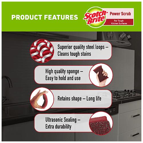 Scotch Brite Power Scrub Strip pack of 1