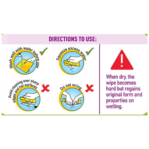 Scotch Brite Sponge Wipe Big Super Save Pack 1 pc