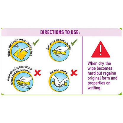 Scotch Brite Sponge Wipe Big Super Save Pack 1 pc