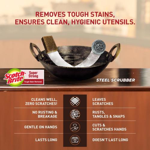 Scotch Brite Super Strong Scrub pack of 2