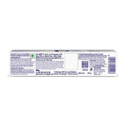 Sensodyne Fresh Mint Toothpaste 75 Gm