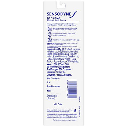 Sensodyne Soft Toothbrush Quad Pack pack of 4