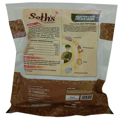 Sethwala Herb & Olive Chicken Salami 250 g