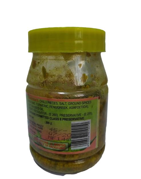 Shree Siddhivinayak Chilli Pickle Jar 200 g