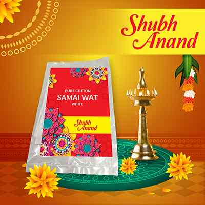 Shubh Anand Samai Wat White 75 pcs