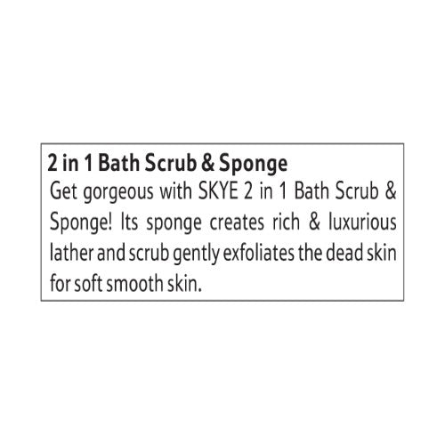 Skye 2 In 1 Bath Scrub Dark Pink pack of 1