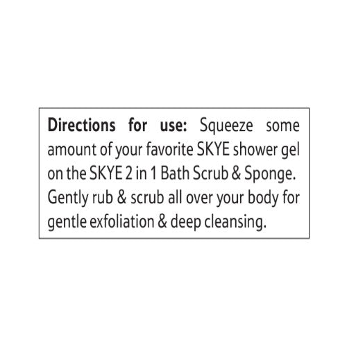 Skye 2 In 1 Bath Scrub Dark Pink pack of 1